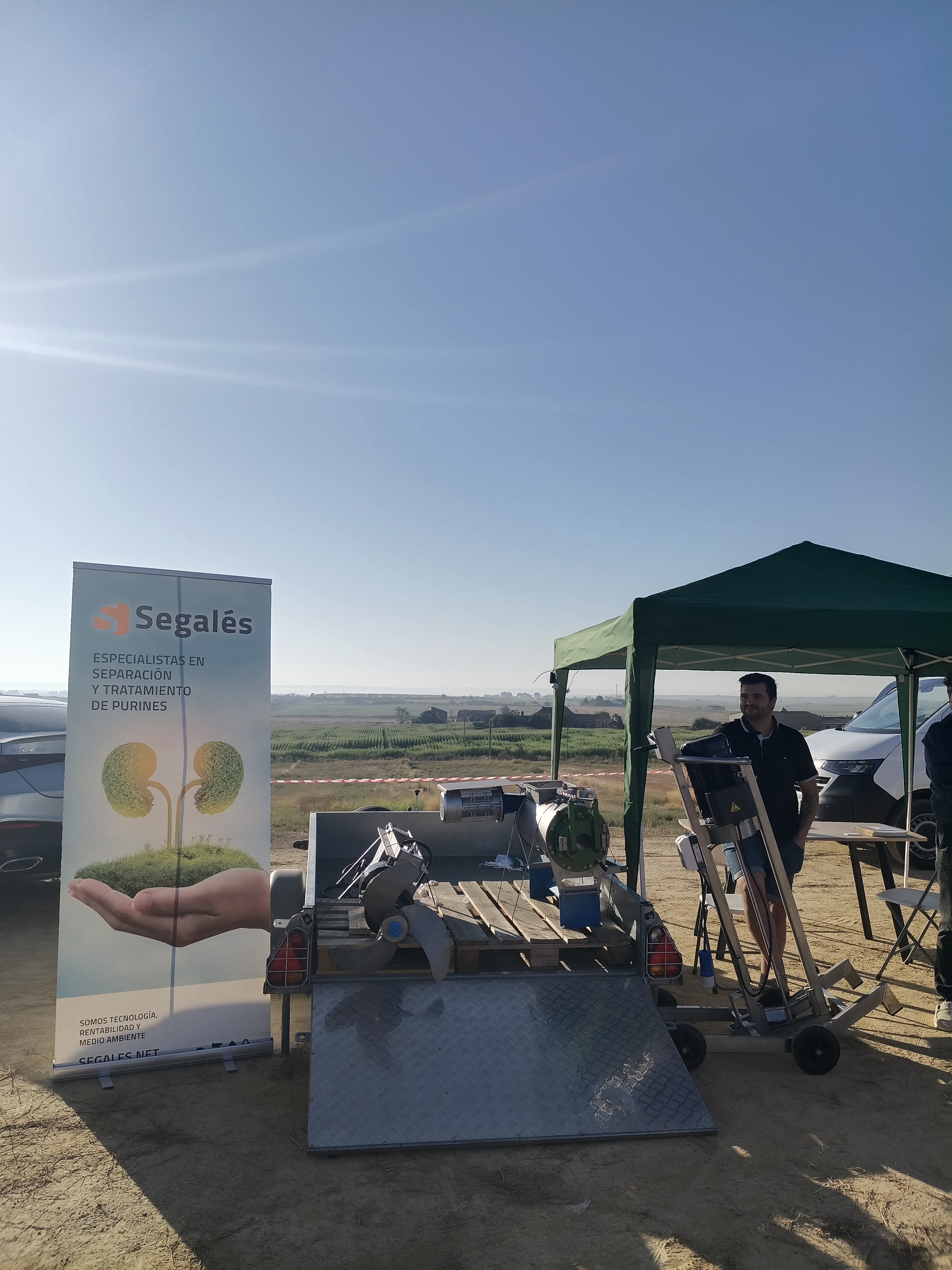 Stand técnico de Segalés durante la jornada DEMOMAZAS 2026
